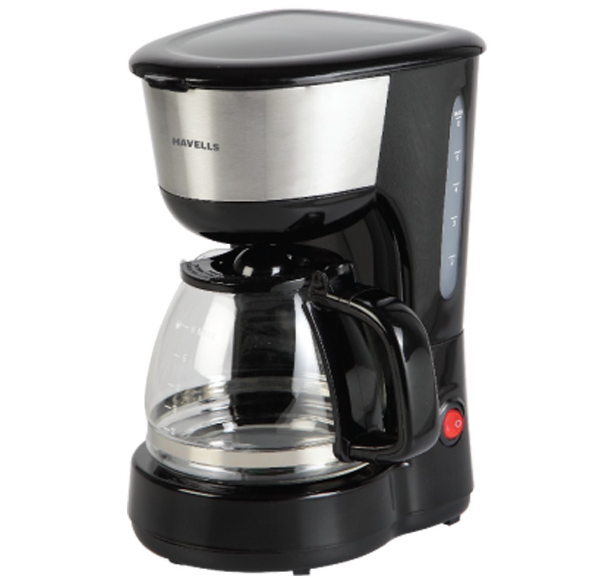 Havells Drip CAFE-N 6 -600 Watt 6 Cup filter coffee maker with Anti-drip valve & 2 year warranty